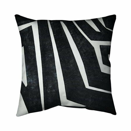 FONDO 26 x 26 in. Labyrinth-Double Sided Print Indoor Pillow FO2774202